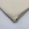 40S silver fiber combed cotton antibacterial knitted natural white non-elastic fabric for underwear