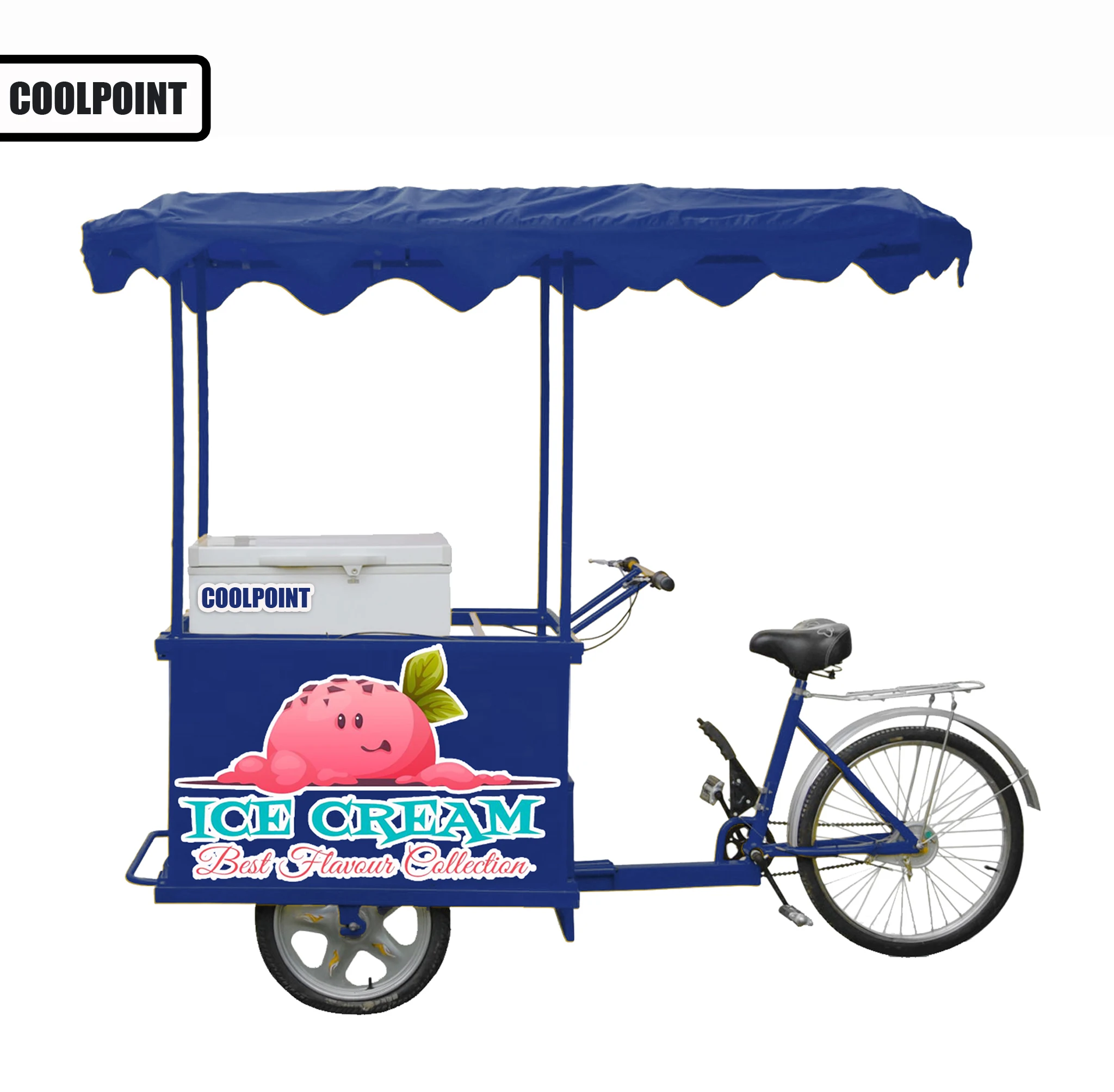 tricycle ice cream cart