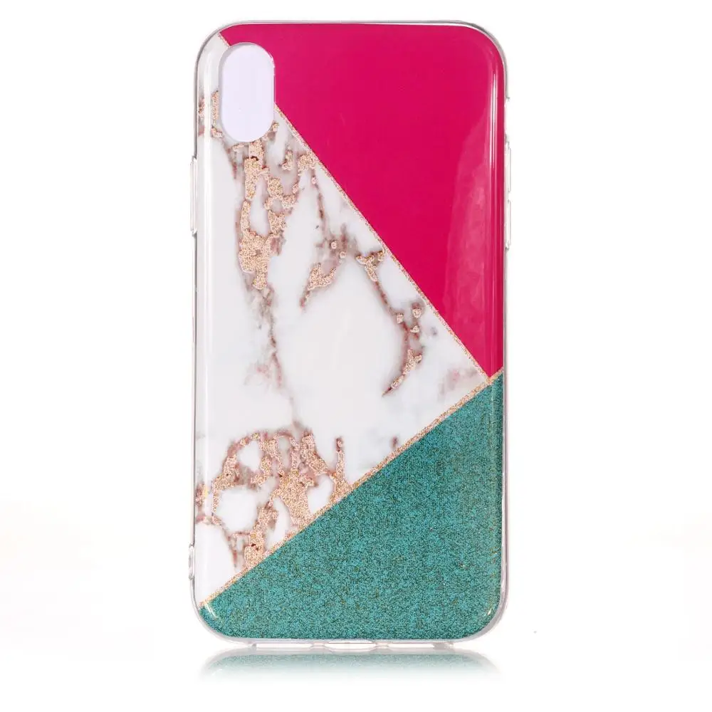 

For iPhone XS Max Marble IMD case, Soft gel cover for iPhone XS Max