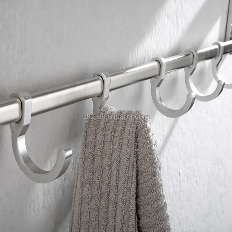 
832 modern design bathroom accessories for bathroom towel shelf with hooks 
