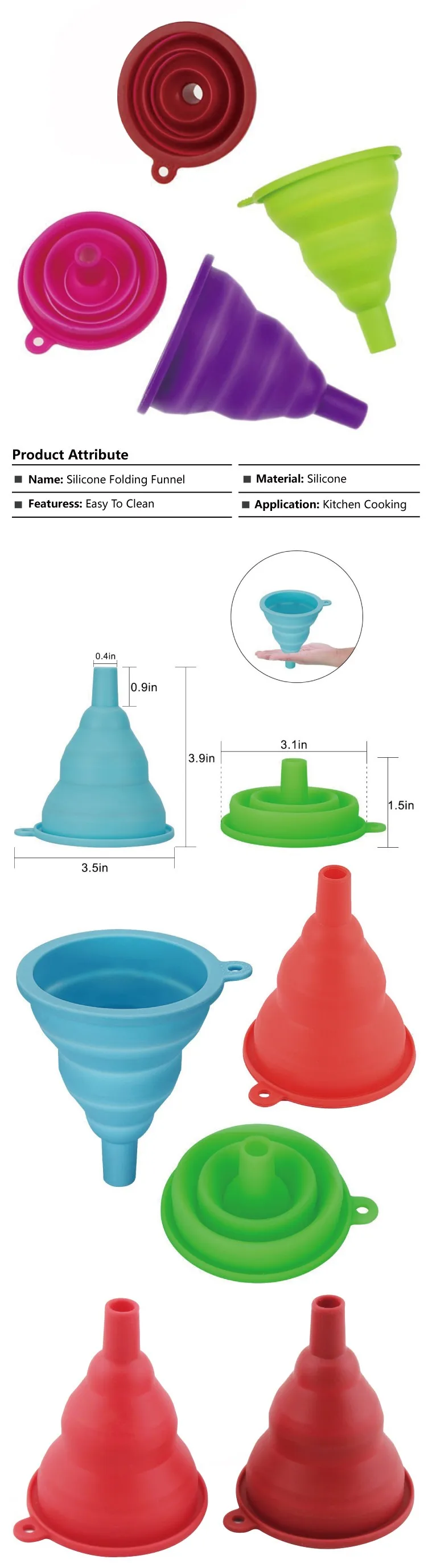 Utensils Kitchen Tools Small Foldable Drinking Mini Collapsible