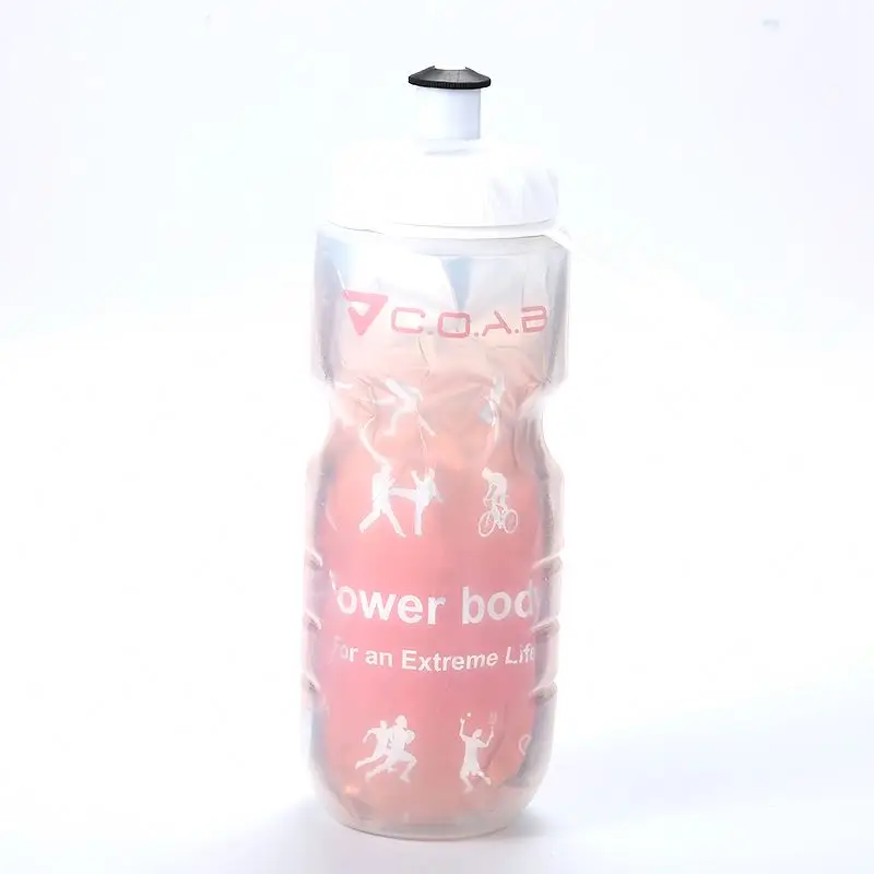 

Portable sports water bottle professional bicycle kettle, Transparent
