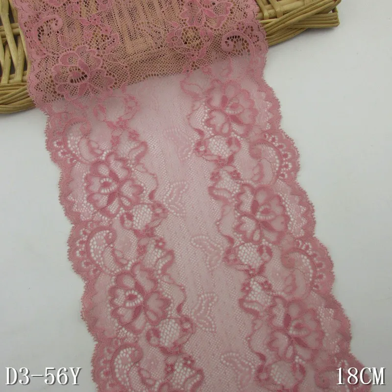 Pink lace trim 16cm light blue stretch lace, View Pink lace, TangLong ...