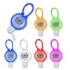 30 ml personal care kids sanitary mini cute compact private label liquid soap holder silicone loop round pocket hand sanitizer