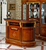 YB38 antique luxury bar furniture indoor bar Wooden Hand Carved Bar Cabinet