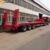 low price of 40t low bed truck trailer semi trailer for sale in Dubai