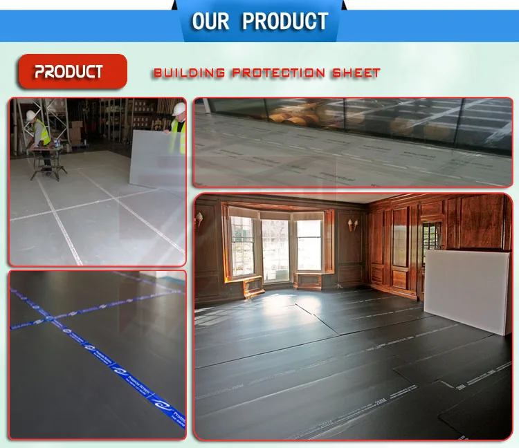 2400*1200mm Pp Corrugated Floor Protection Sheet Corex Flooring