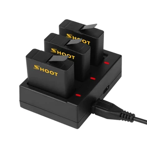 GoPro Hero 5 6 7 Replacement Battery & Triple Charger