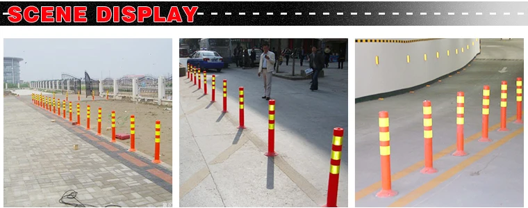 Roadway Road Safety Reflective Plastic lane delineator Separator Lane Dividers