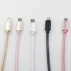 Mobile Phone Accessories colorful Nylon Braided Micro USB 2.0 Sync Charging Data Cables for smartphone