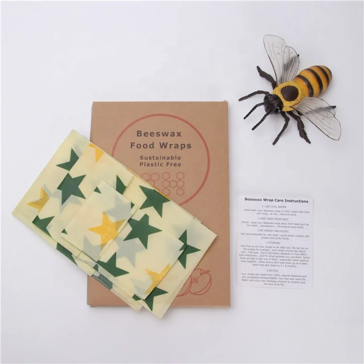 

New Products Sustainable Food Storage Beeswax Food Wraps/Beewax wrap