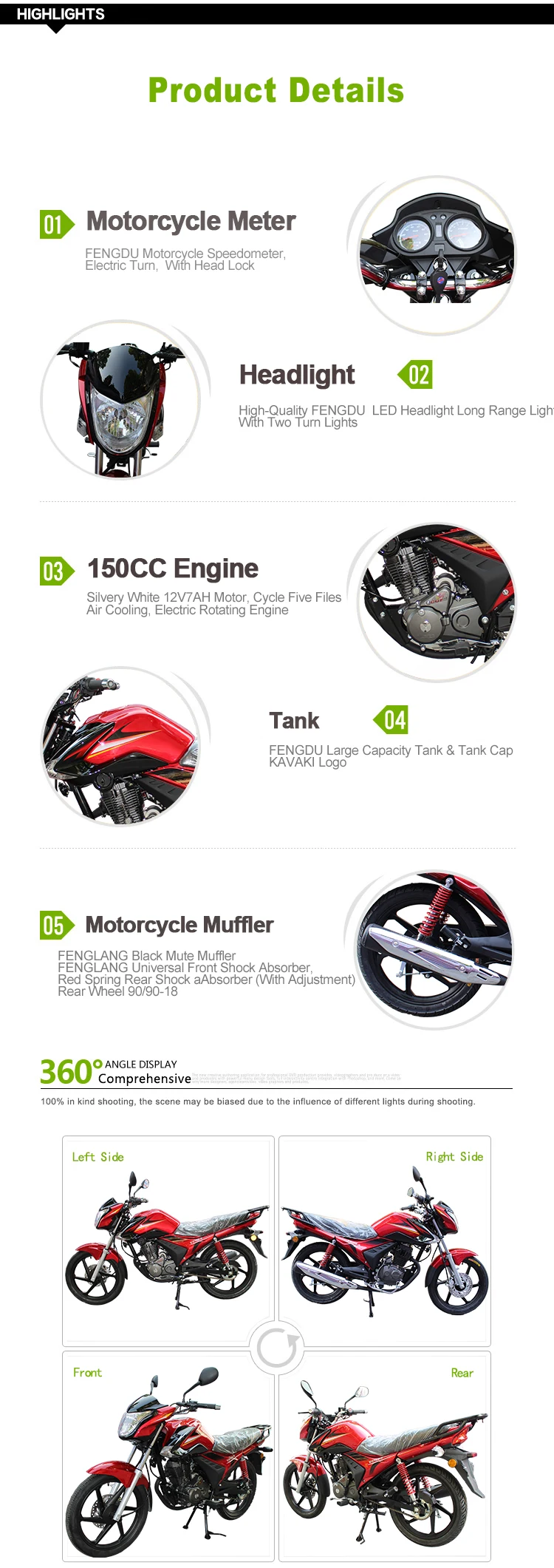 Factory Price 150cc gasoline bajaj boxer cruiser motorcycle