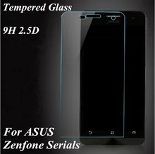 Clear 0.26 mm Front Premium Tempered Protective Glass Screen Protector Film For ASUS Zenfone 2 4.5 4 5 6 C Padfone S X