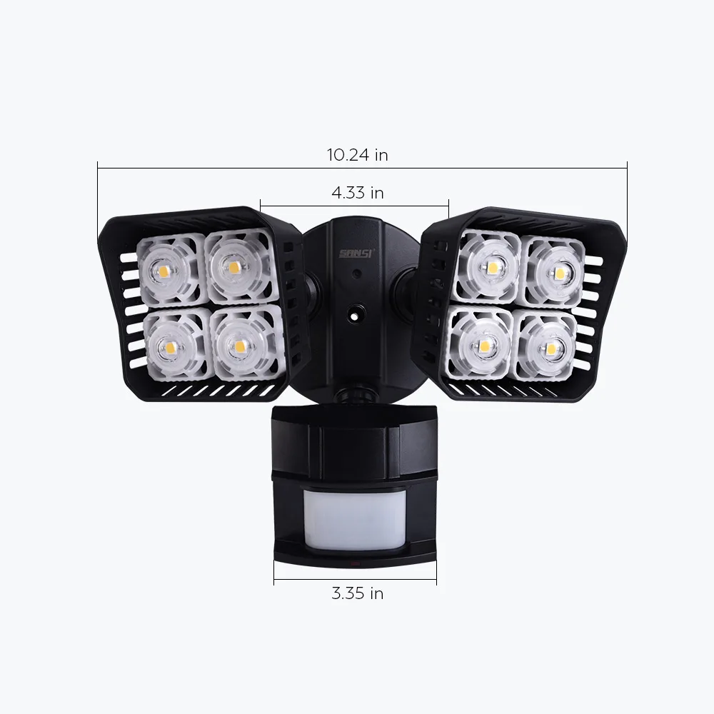 Motion sensor outdoor weather free home safe LED flood light security light