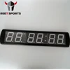 6 Digits double colors LED remote control gym timer for cross&fitntess training