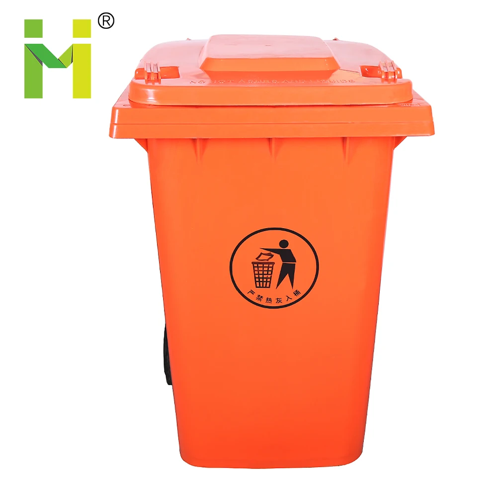 

Low Price plastic garbage bin 360L, Orange