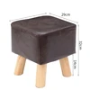 Small stool home square coffee table low stool creative wear shoes fabric sofa stool solid wood bench change shoes