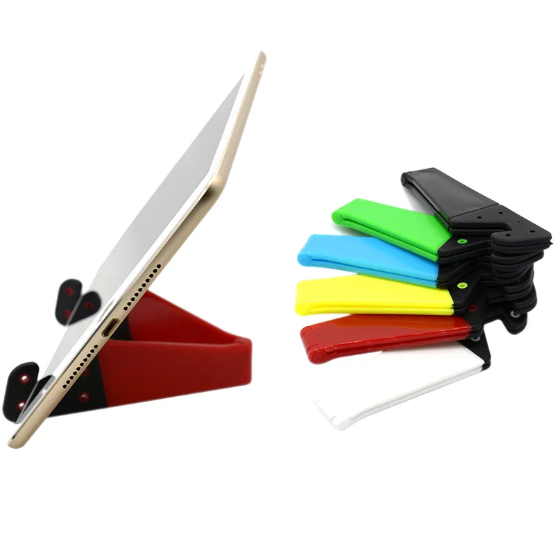 

Plastic portable cell phone holder universal tablet stand on desk for gift