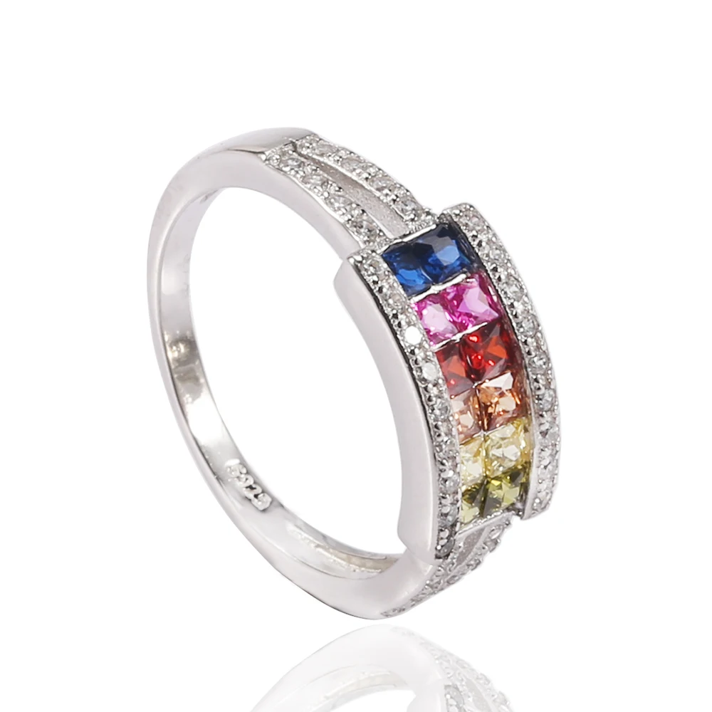 

925 silver jewelry diamond wedding engagement ring