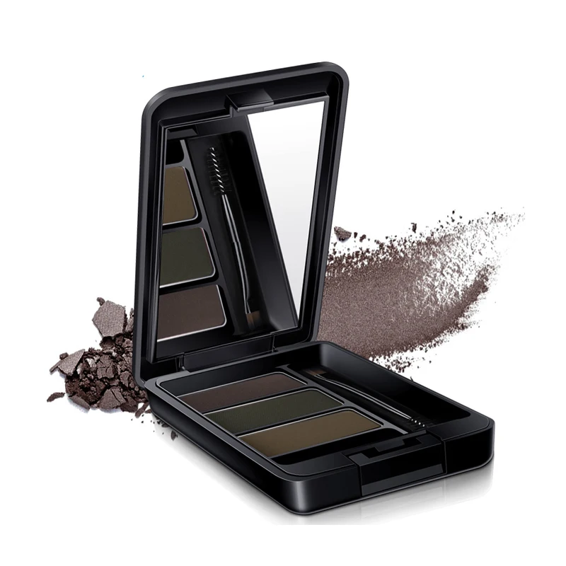 

Brow makeup customized private label eyebrow powder palette your own eyebrow powder, 3 colors