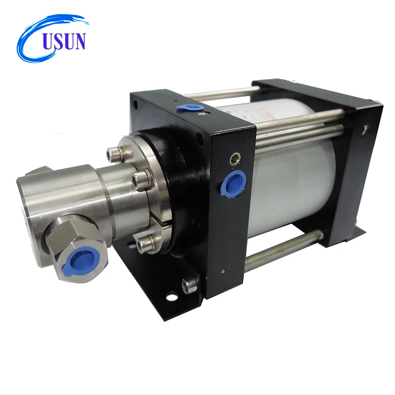 

USUN brand Model:XH100 600-800 Bar maximum high pressure Air driven hydraulic pressure test pump for burst machine