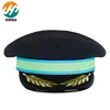 Wholesale security uniform cap navy officer Peaked camouflage pilot hat captain hat military cap