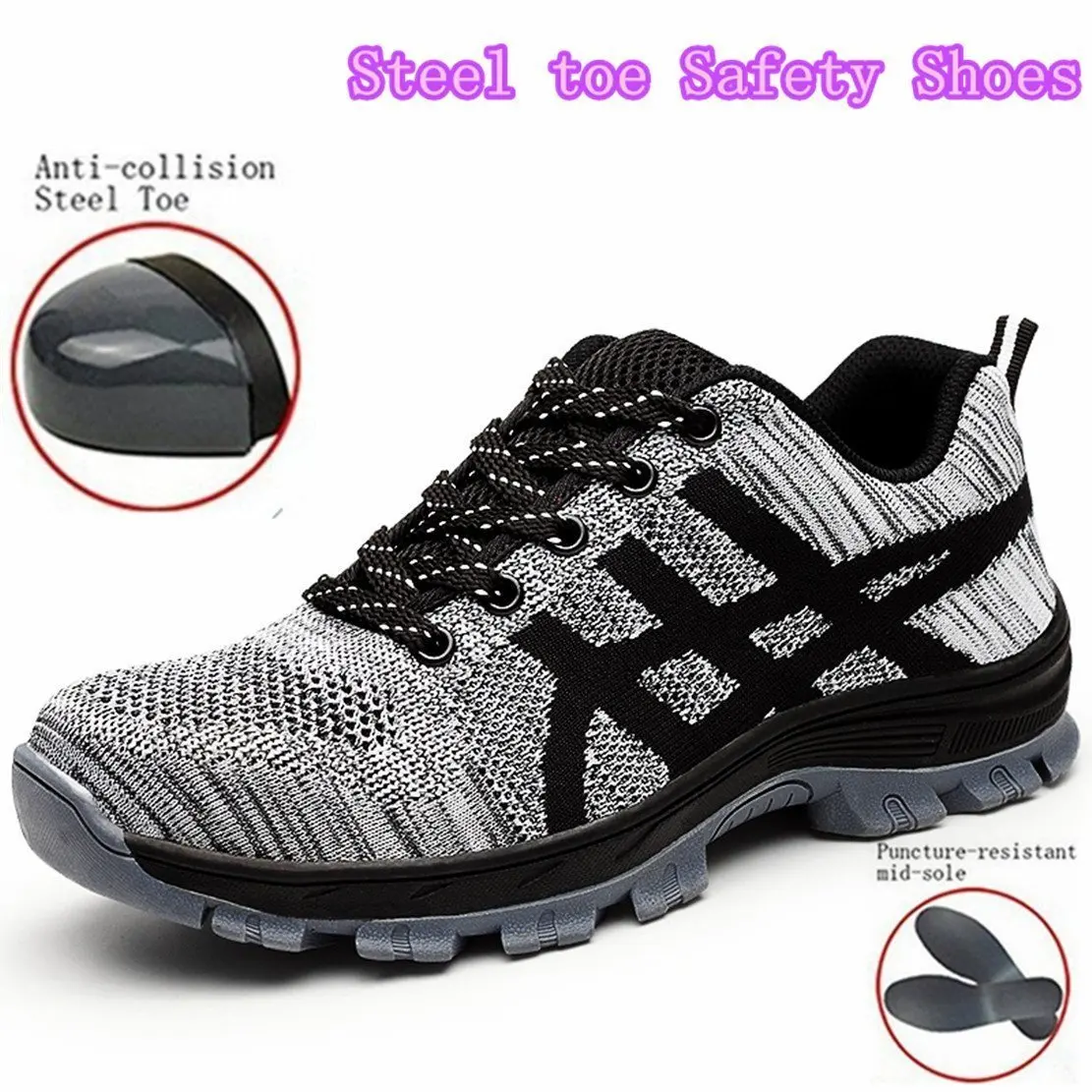 steel toe gym shoes