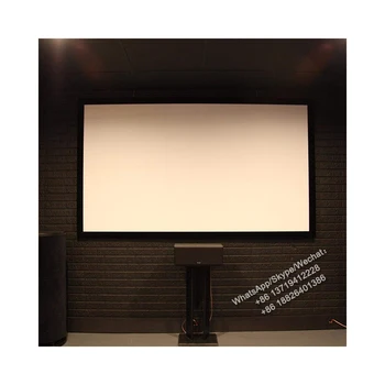 acoustic transparent fabric fixed inch frame larger screen projector