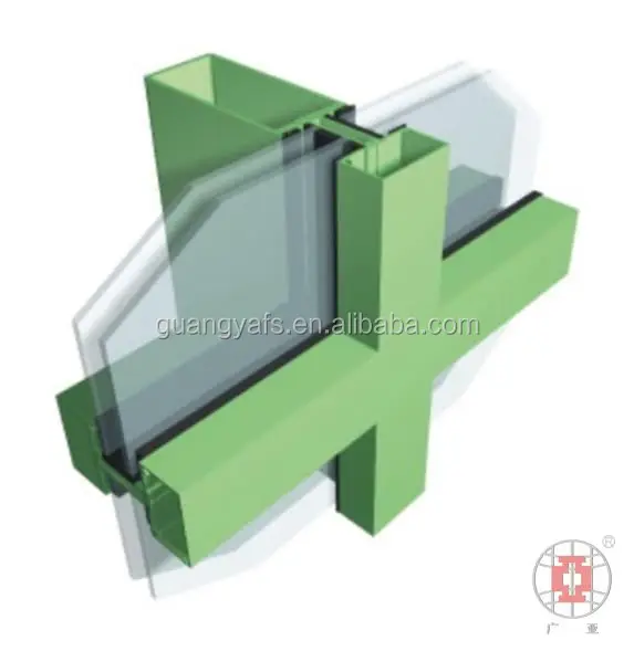 
Aluminium curtain wall 