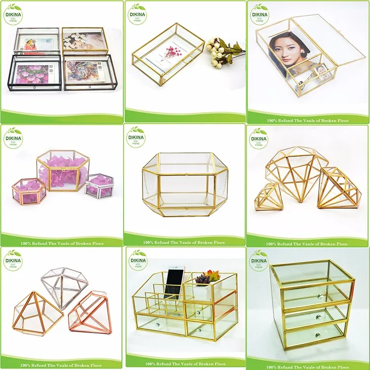 

brass metal^ glass^ stainless steel* man watches& bracelet jewelry& paper box[] wholesale shadow storage gold gifts jewelry box