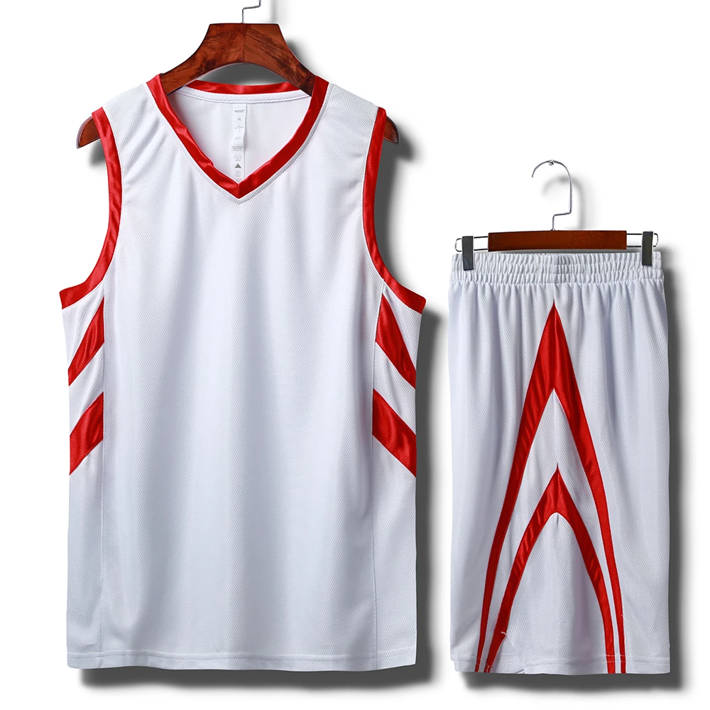 Wholesale Blank White Basketball Jersey 