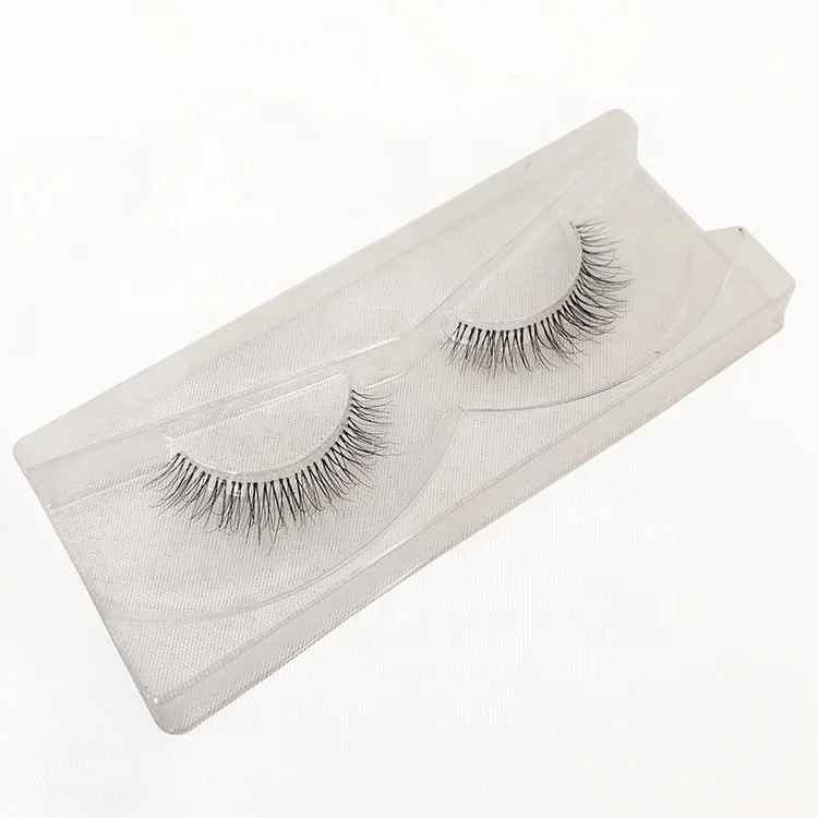 

hot selling 3d lashes mink clear band wholesale false eyelashes short fur natural look bottom lash