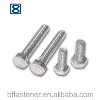 
DIN933 flat head hex bolt m2 m3 m4 m6 m7 m8 m10 m12 m20 allen bolt 