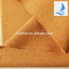chinese polyester modern fabric textile stock lot for curtain orange hemp fabric