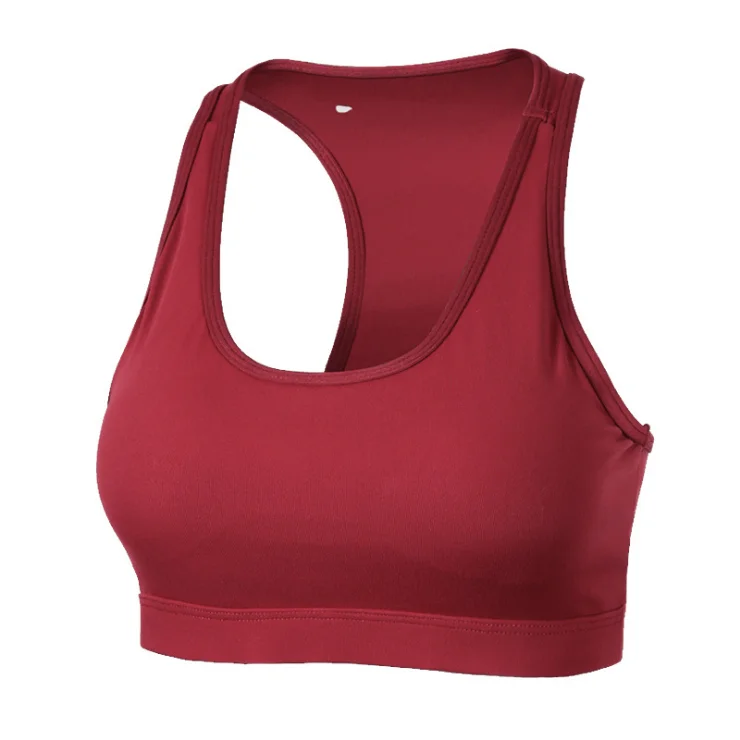 

Women Racerback Active Sports Gym Bra with Pocket