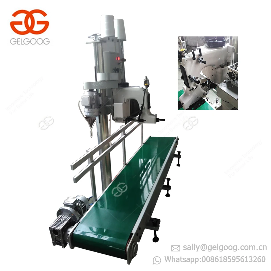Industrial Automatic Fertilizer Gunny Bag Conveyor Belt Bag Sewing