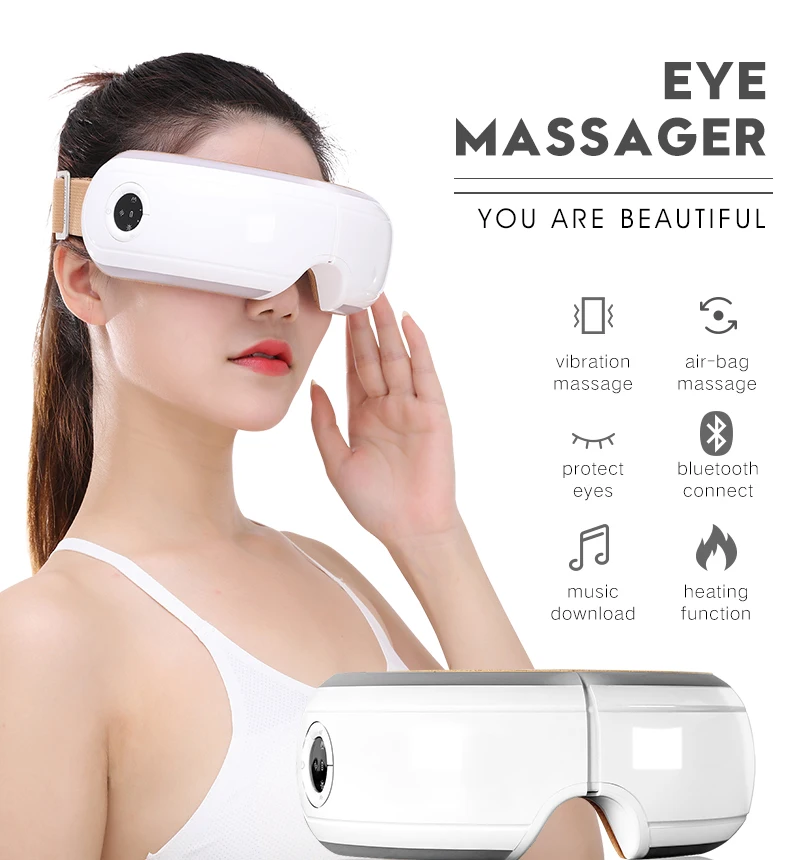 Hezheng Battery Operated High Frequency Vibration Simulated Eye Massager