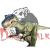 Dino0485 medium size Mechanical Robotic animatronic Dinosaur at playground