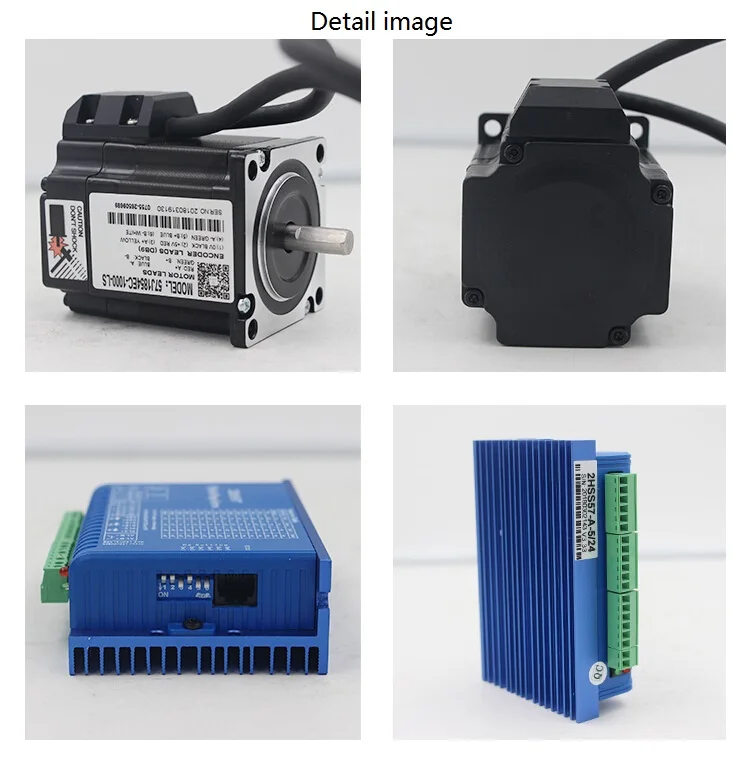 Closed-loop step servo motor and servo driver for cnc kit