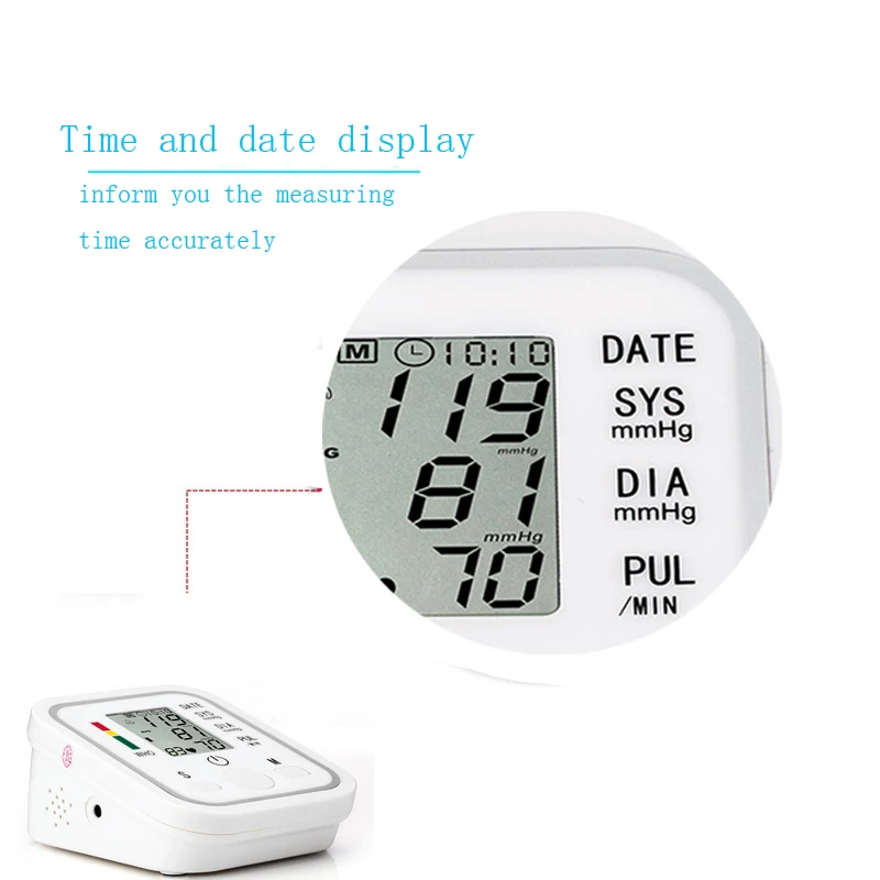 MK-B869 Hot Selling finger blood pressure /blood monitor pressure upper arm