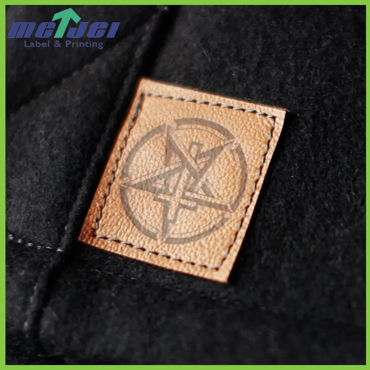 Custom Leather Embossing Patches For Hats,Personalized Fake Leather