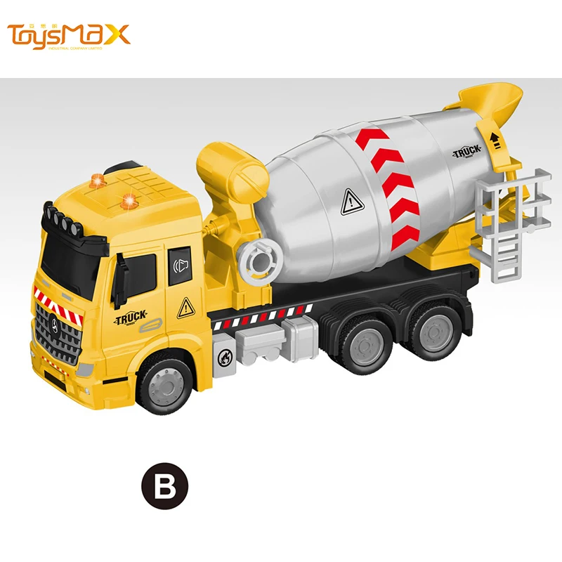 1:46 Scale 2019 New Popular Pull Back Alloy Engineering Truck Toys Battery operated Die Cast Model Truck