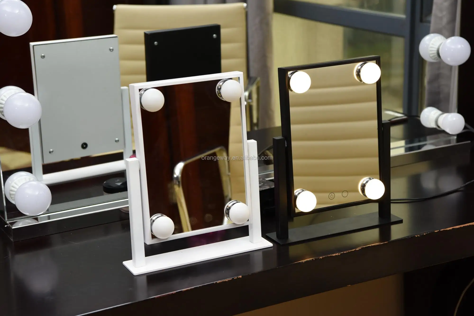 Hollywood Makeup Vanity Mirror With Light Tabletops Lighted Mirror With