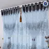 New Fashion Latest design Home decoration Colorful ready made sheer curtains