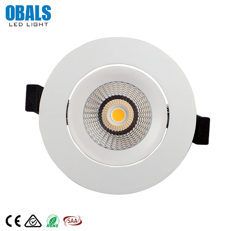 Factory sale 12w 15w 20w dimmable recessed led down light frameless downlight