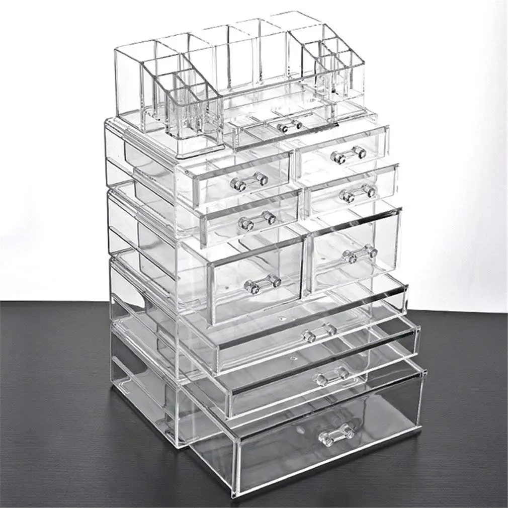 Amazon Com Beautify Large 5 Tier Clear Acrylic Cosmetic Makeup