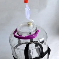 

Homebrewing 25L/6 Gallon Big Mouth Carboy with strap and airlock for Home brew beer fermenter