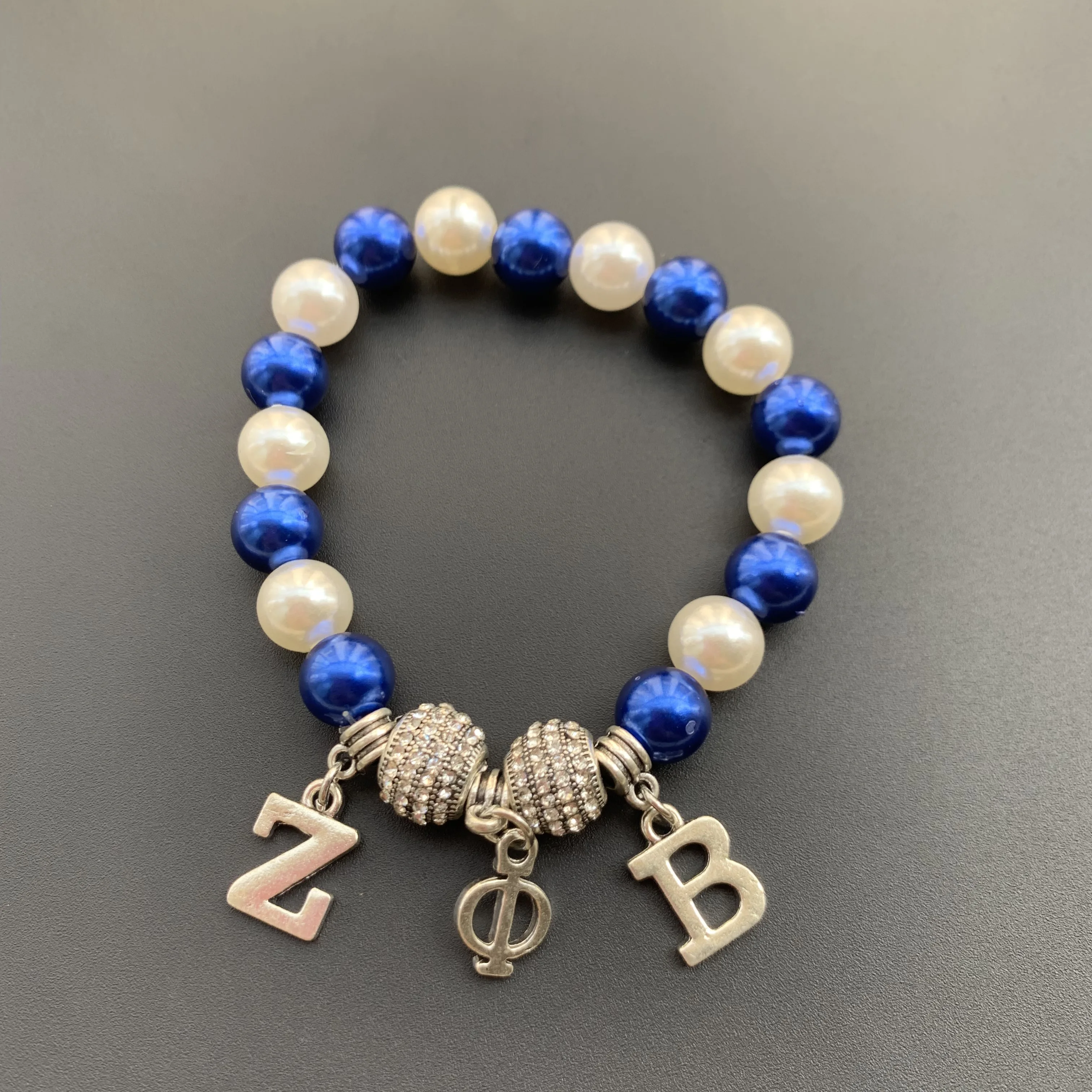 New Design Wholesale Zeta Phi Beta Bead Bracelets For Women Jewelry 