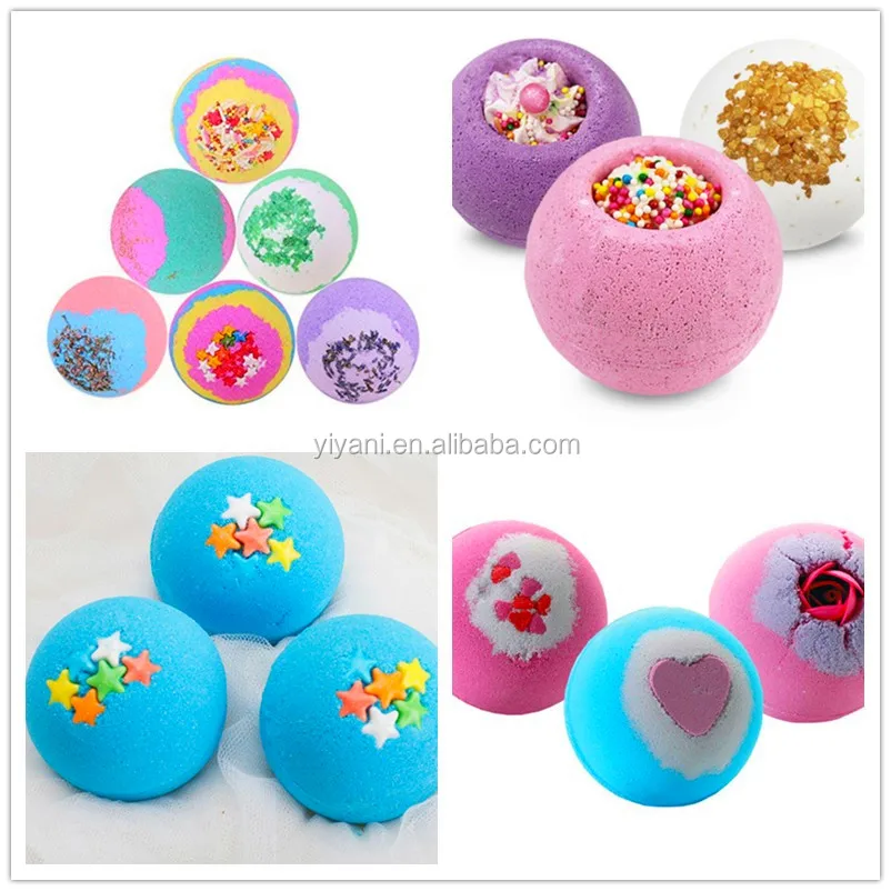 Factory Wholesale Handmade Organic Colorful Bath Fizzer Fizzy Bath Ball