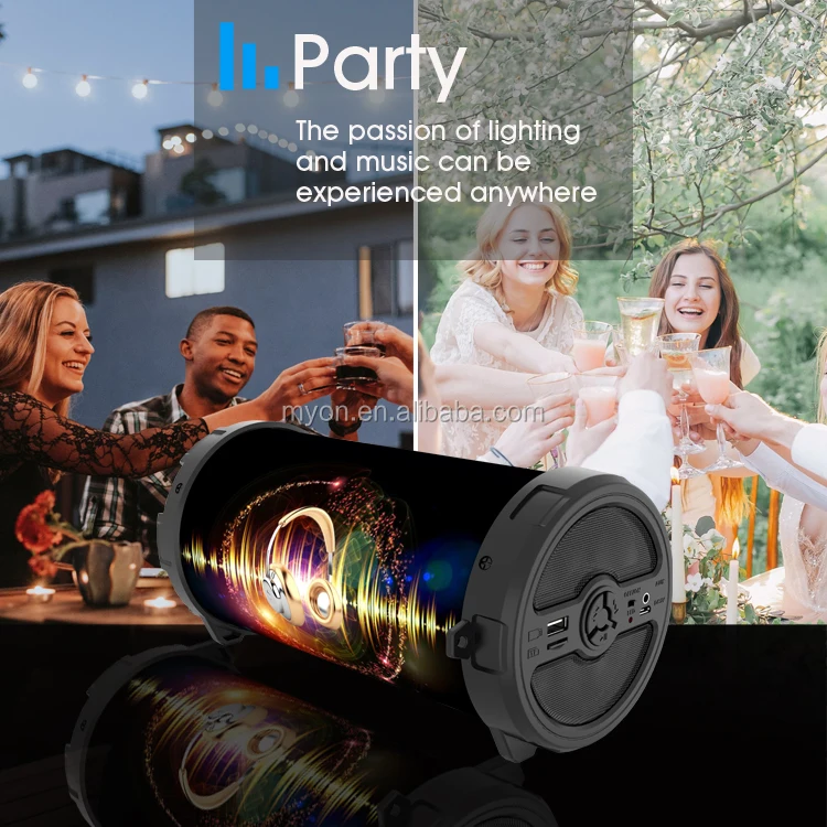 Myon Bazooka Bluetooth Speaker Portable Wireless Audio Shenzhen Factory Custom LOGO Speakers Professional Home Theatre System - ANKUX Tech Co., Ltd